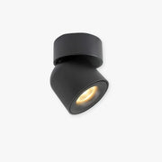 Kilo Spotlight Modern LED Flush Mount Ceiling Light, Black/White - Lamp Copper