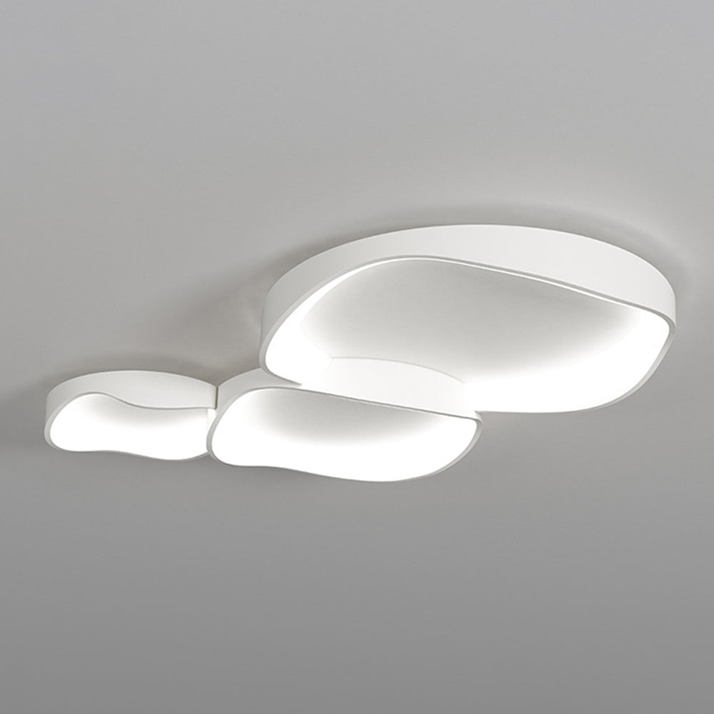 Arisha Modern Wave Flush Mount Ceiling Light - Lamp Copper