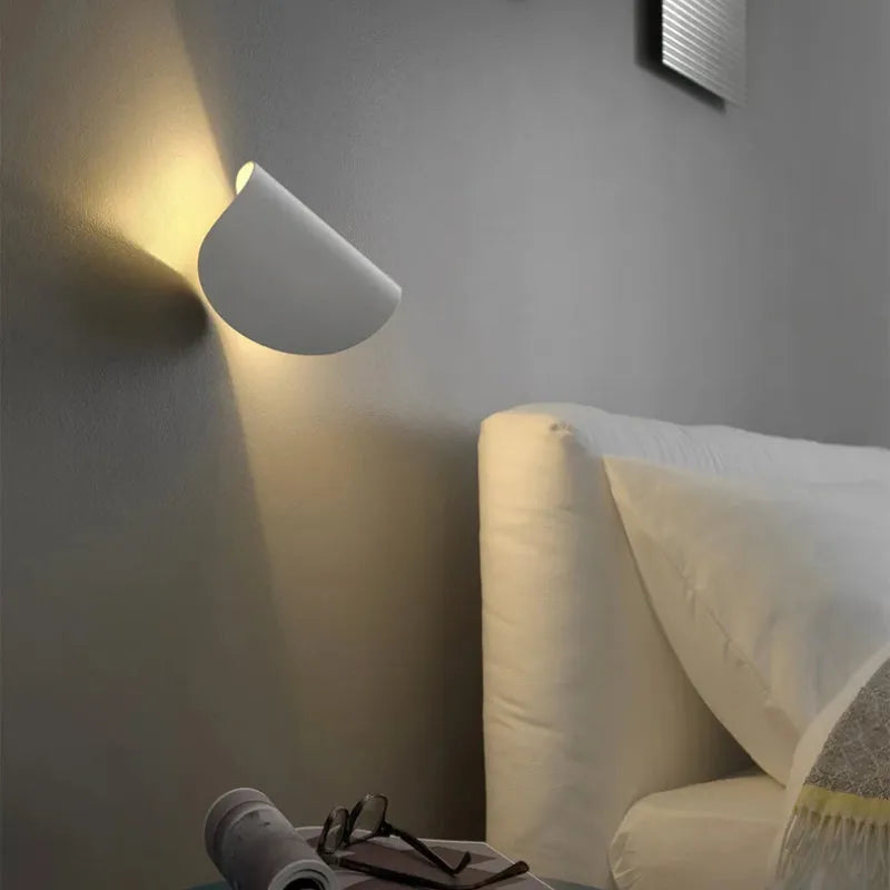 Myra LED Wall Reading Lamp 360° Rotatable, Bedside & Living Room - Lamp Copper