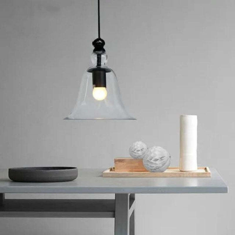 Arisha Vintage Industrial Bell Pendant Light - Lamp Copper