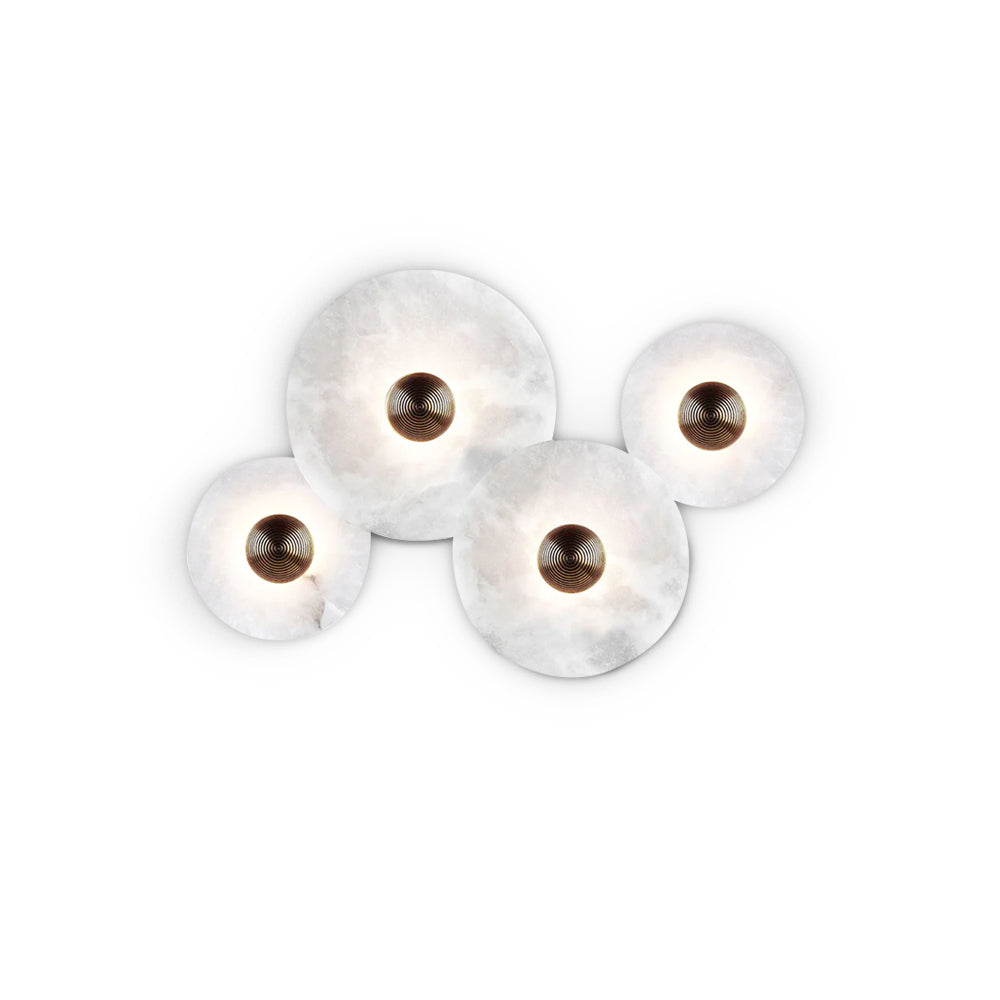 Cryn Alabaster Combination Wall Lamp - Lamp Copper