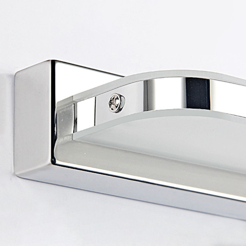Arisha Wall Lamp Rectangular Modern, Acrylic Mirror, Black/White/Chrome/Gold, Bathroom - Lamp Copper
