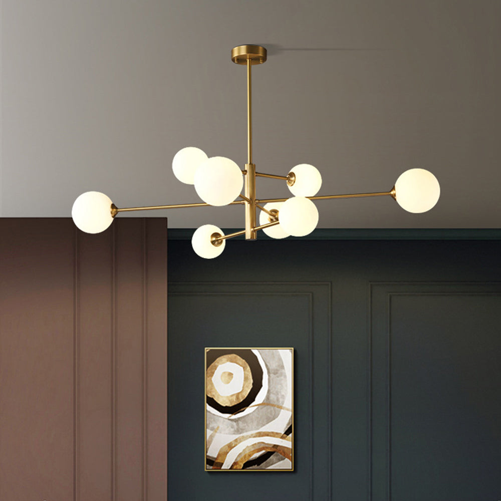 Valentina Modern Glass Shade Pendant Light, Copper/Black - Lamp Copper