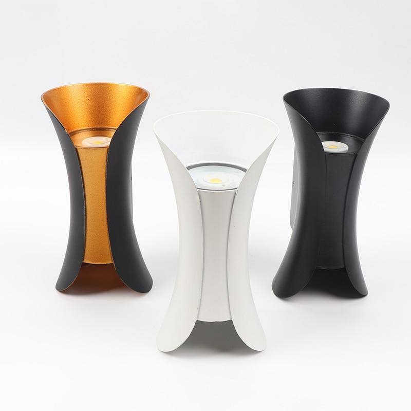 Noxel Curved Outdoor Wall Mounted Led Lamp - Lamp Copper