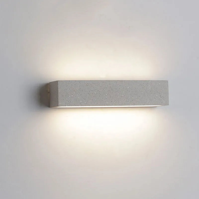 Fyra LED Outdoor Wall Lamp, Black & White - Lamp Copper