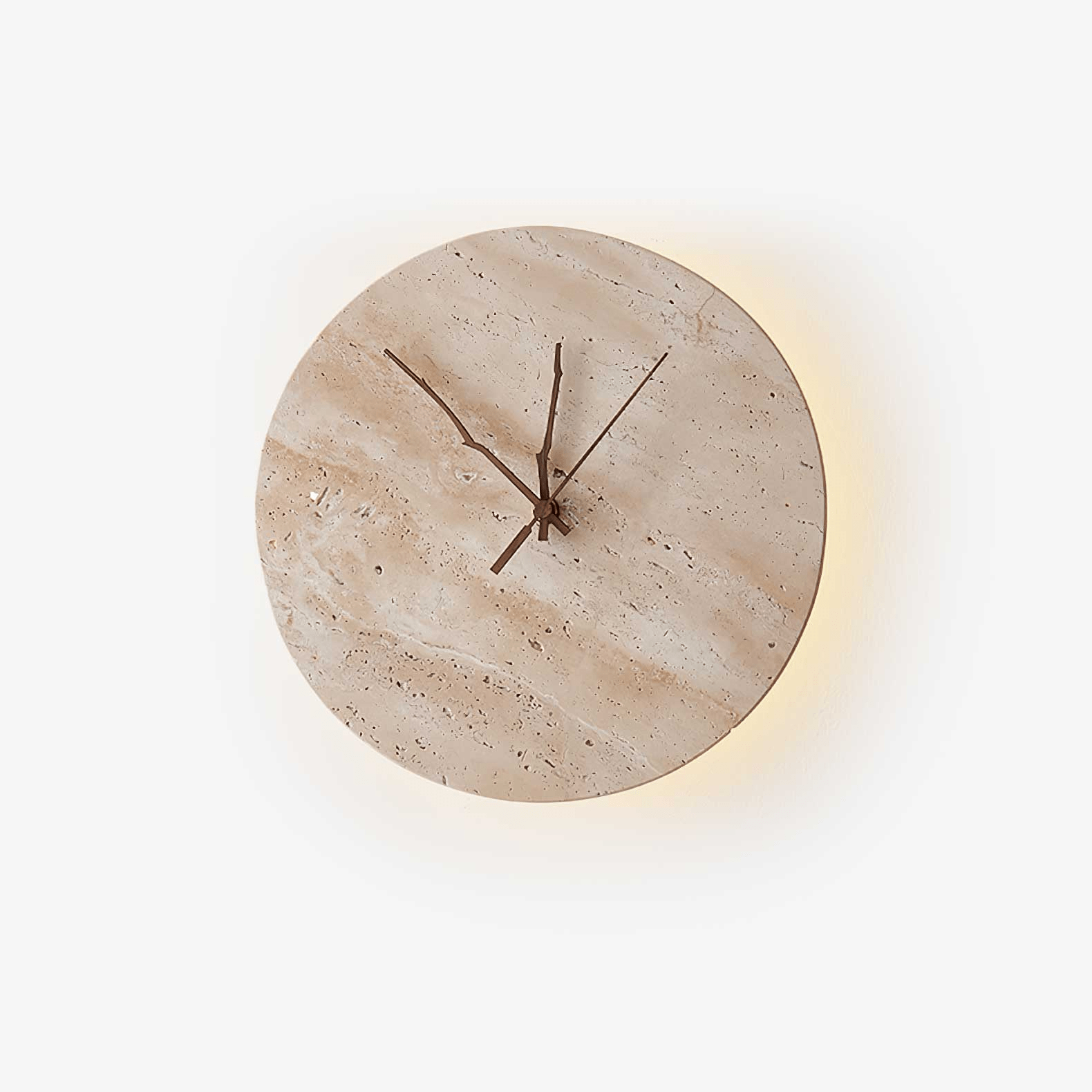 Volira Minimalist Travertine Wall Light - Lamp Copper