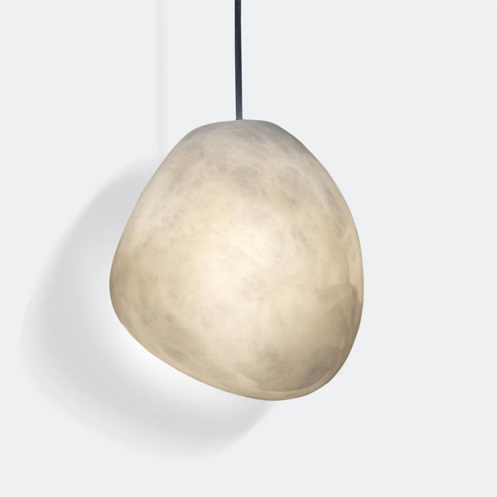 Nerida Alabaster Pendant Light - Lamp Copper