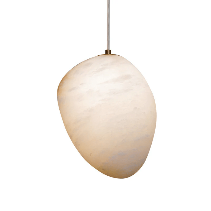 Nerida Alabaster Pendant Light - Lamp Copper