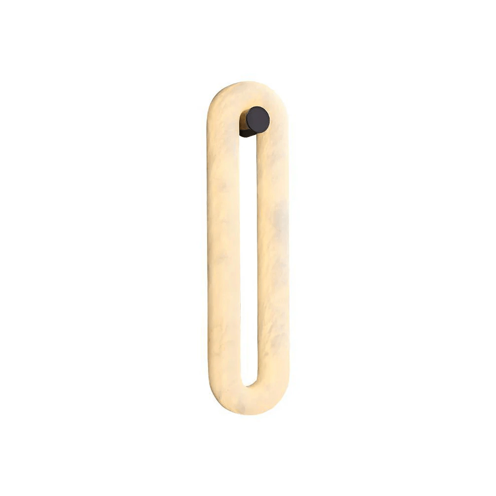 Aurea Modern Alabaster Wall Light - Lamp Copper