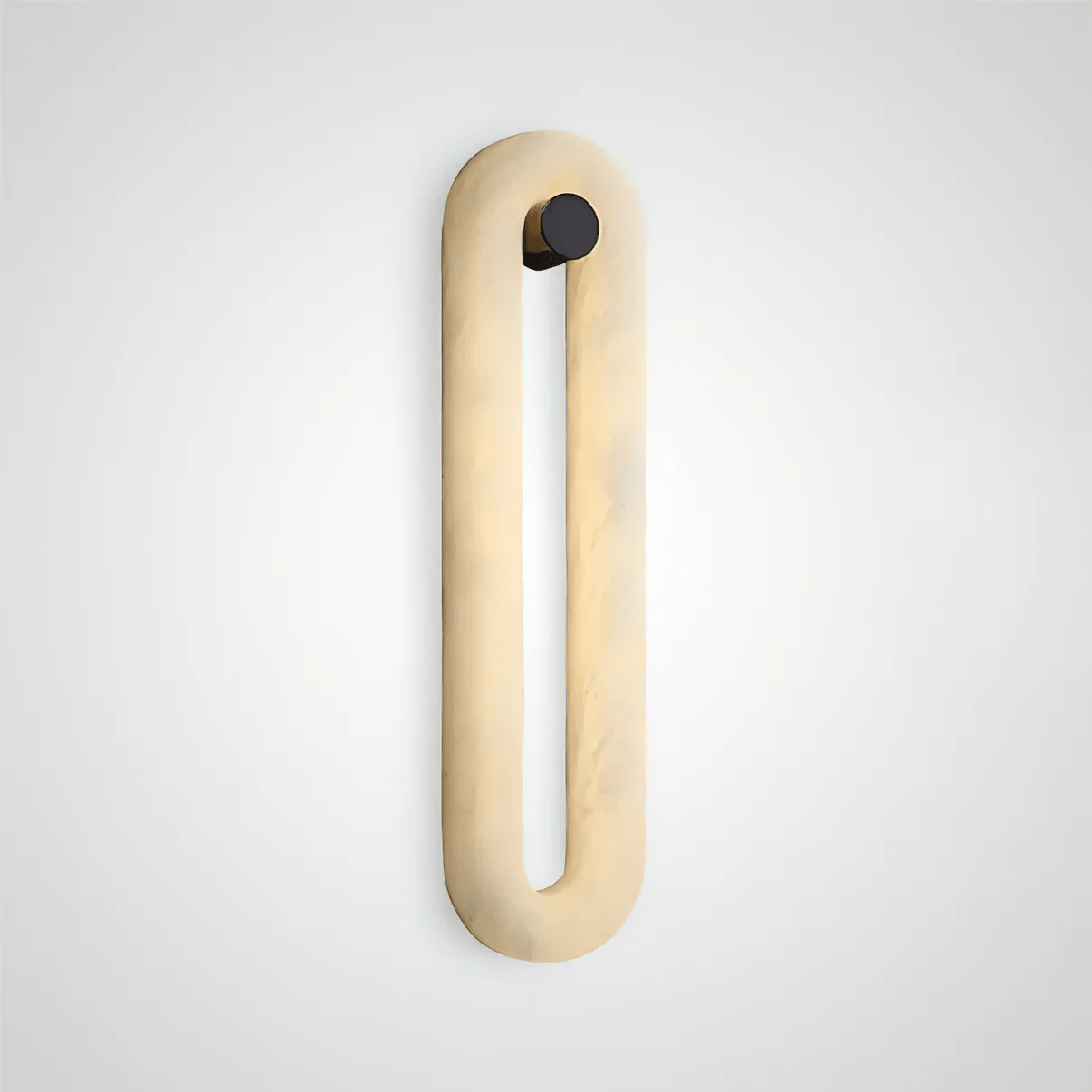 Aurea Modern Alabaster Wall Light - Lamp Copper