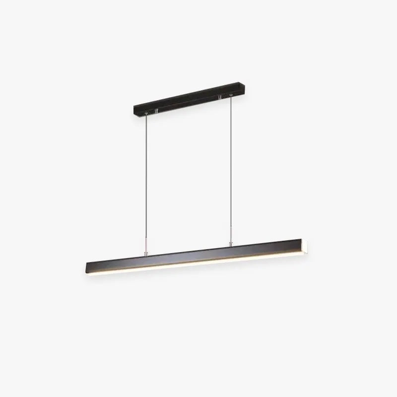 Thala Modern Linear Metal LED Pendant Light Black/Brown - Lamp Copper