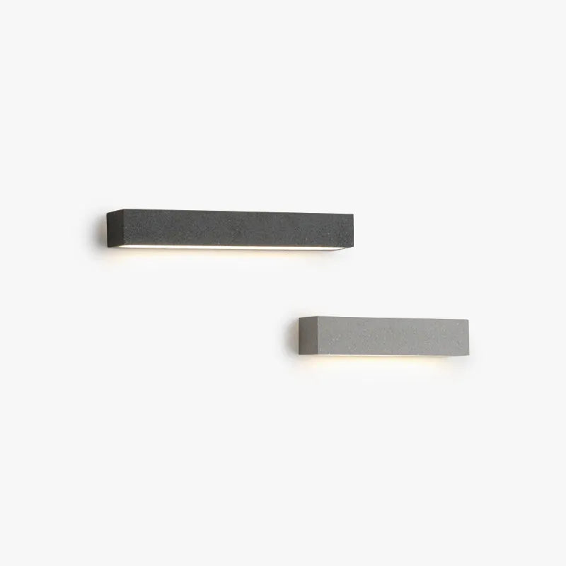 Fyra LED Outdoor Wall Lamp, Black & White - Lamp Copper