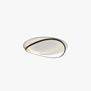 Arisha Minimalist Ring Modernom Flush Mount Ceiling Light - Lamp Copper