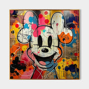 Mickey Abstract Graffiti Art - Lamp Copper