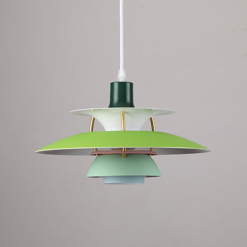 Jojo Macaron Umbrella Pendant Light, 15 Color - Lamp Copper