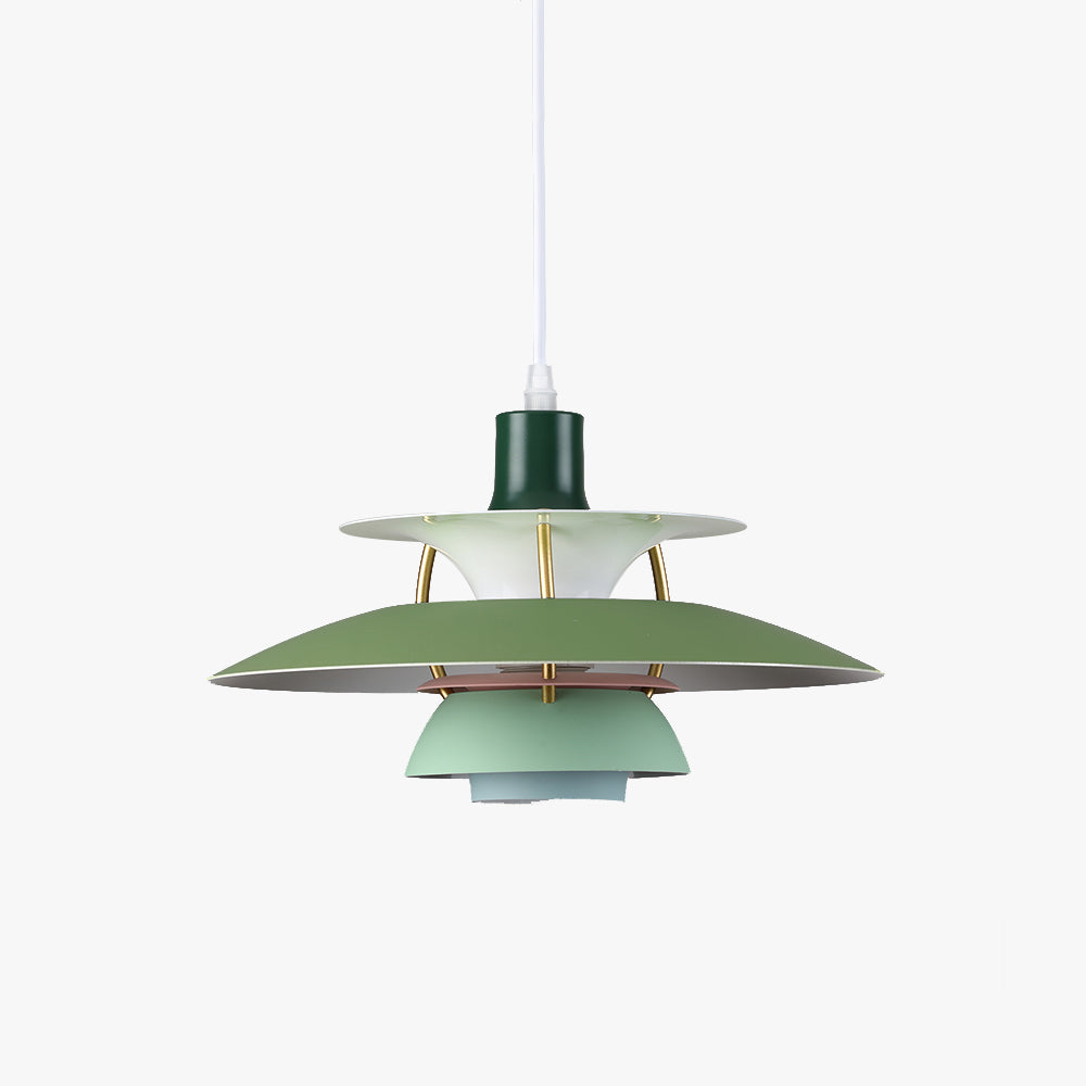 Jojo Macaron Umbrella Pendant Light, 15 Color - Lamp Copper