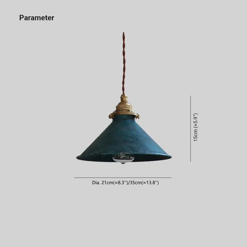 Peppa Pendant Light Vintage Rustic - Lamp Copper