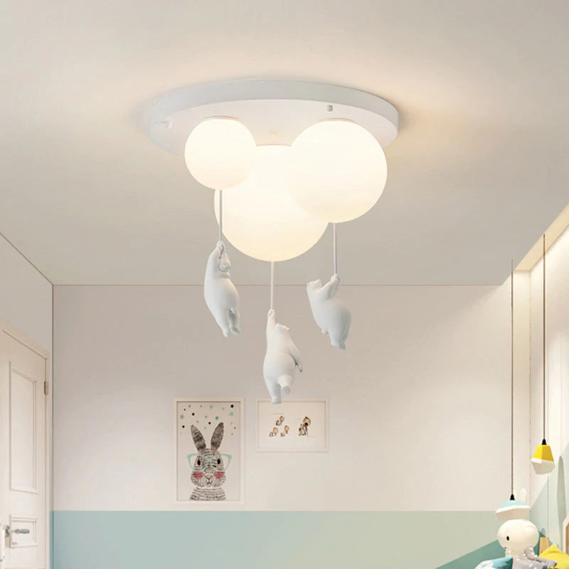 Bear Balloon Ceiling /Pendant Light - Lamp Copper