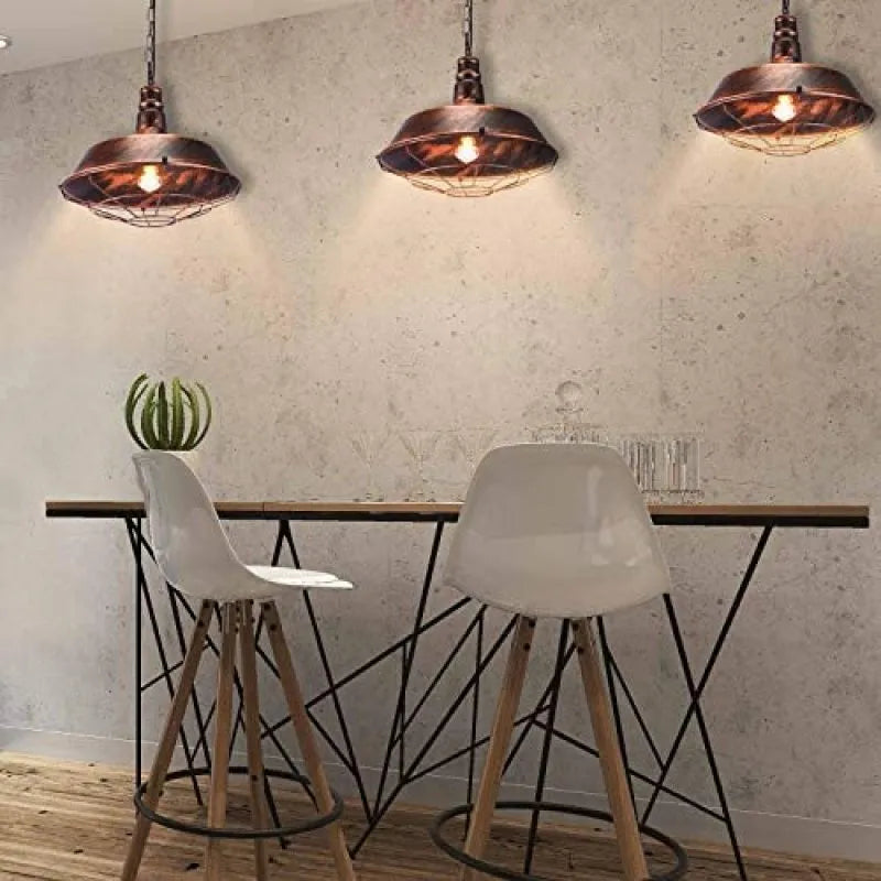 Epoch Rustic Black Industrial Pendant Light Shade, Outdoor/Indoor - Lamp Copper