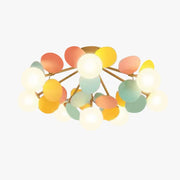 Aria Modern Bubble Cluster Ceiling Light, Colorful - Lamp Copper