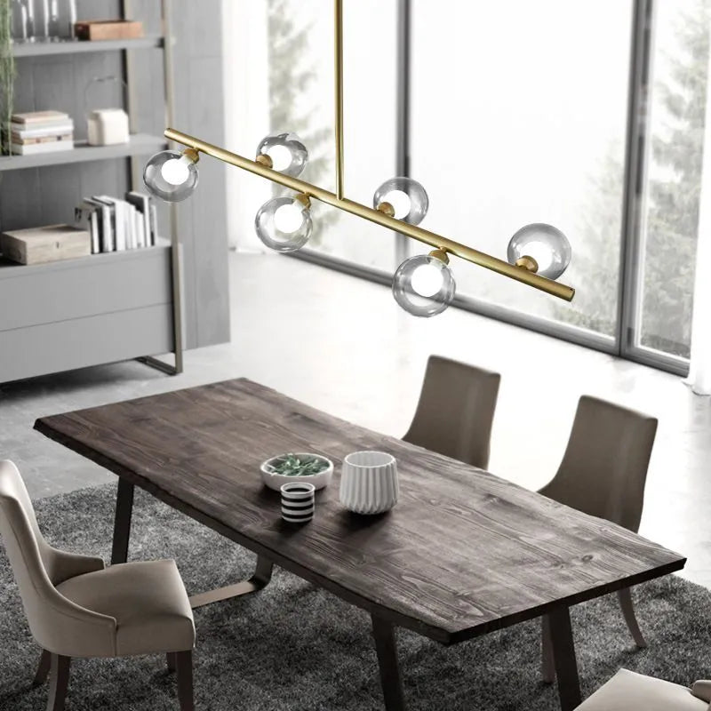 Zesty Linear Pendant Light - Lamp Copper