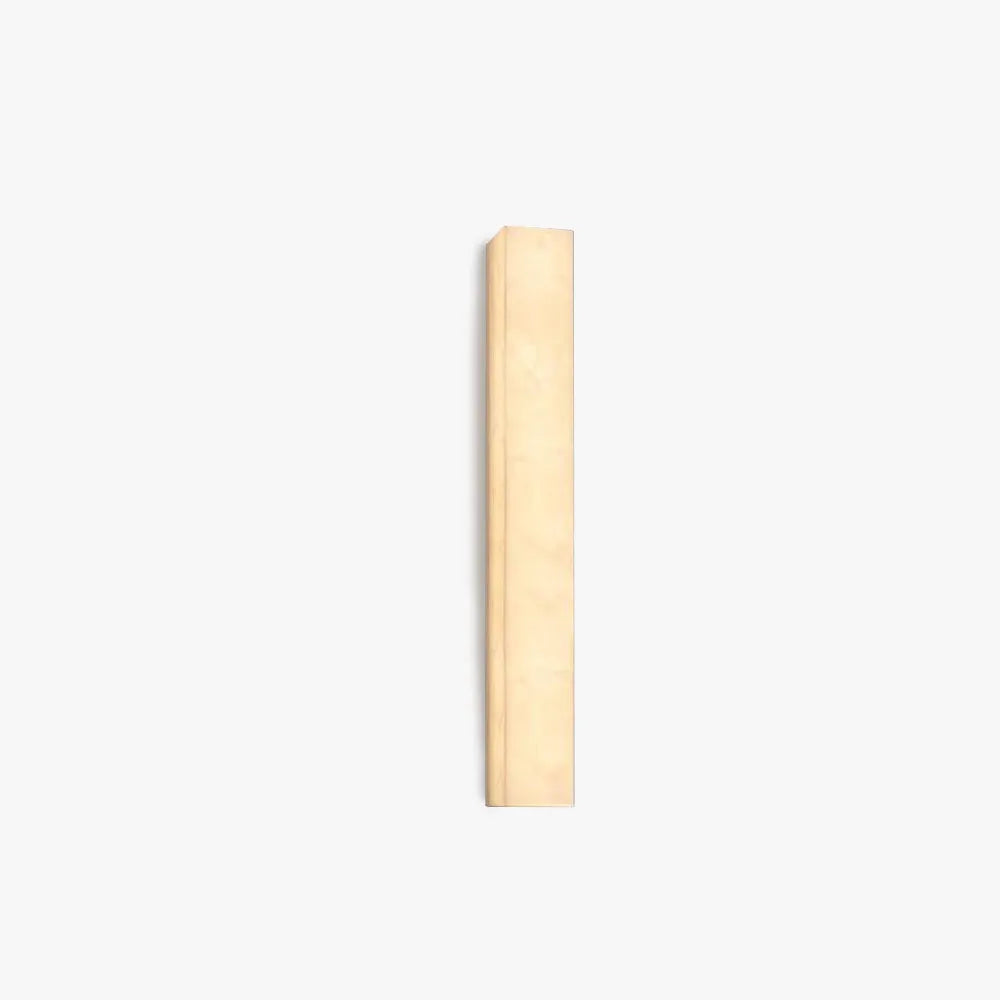 Ayen Modern Rectangular Resin Outdoor Wall Lamp, White - Lamp Copper