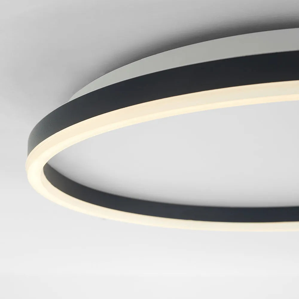 Olen Flush Mount Ceiling Light - Lamp Copper
