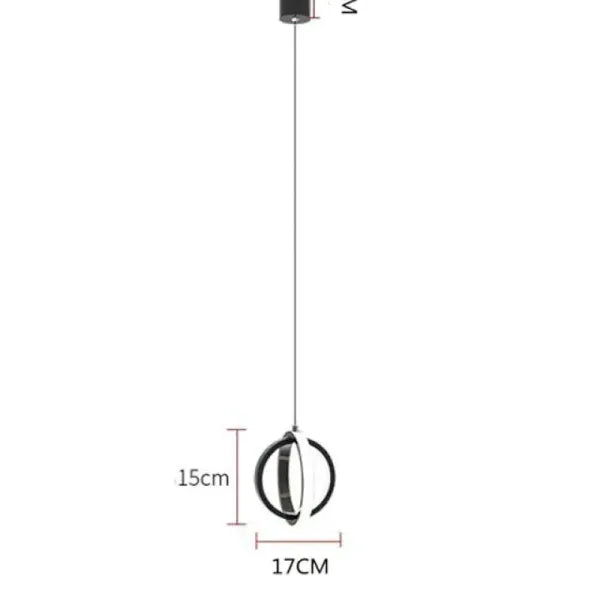 Kristy Pendant Light Spherical Modern, Metal, Black/Gold, Kitchen - Lamp Copper