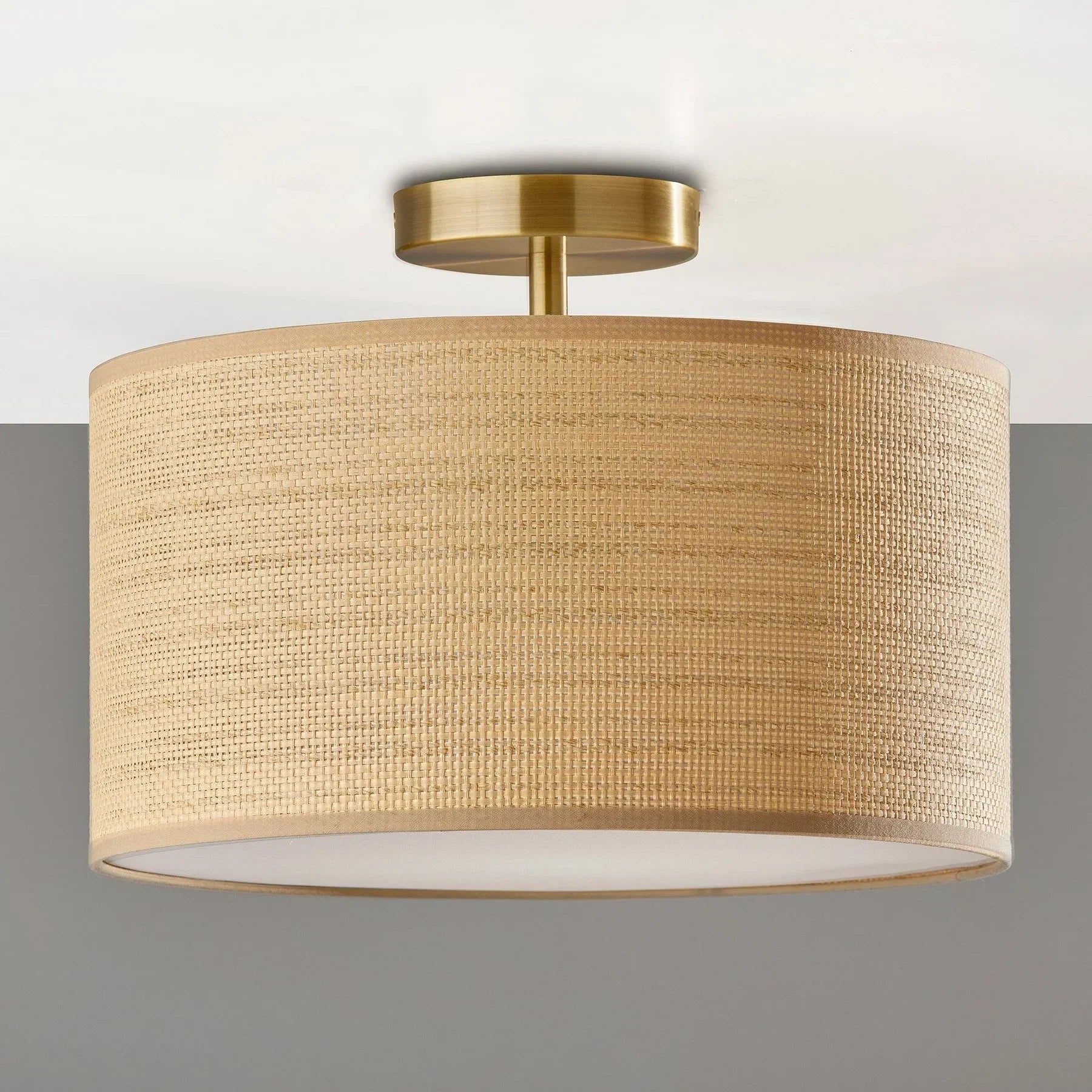Rowan Ceiling Light Paper Brass