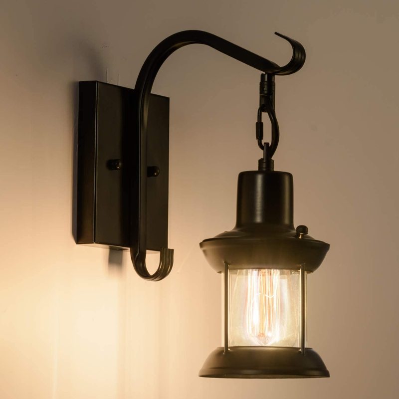 Etra Industrial Style Indoor Retro Wall Lamp - Lamp Copper