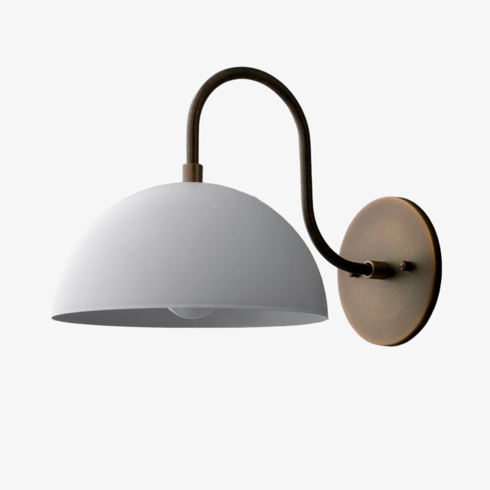 Disc Wall Sconce Metal Modern Vintage Hallway