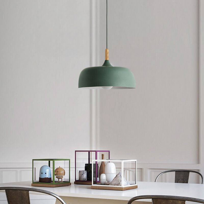 Aria Modern Pendant Light Dome Macaron Dining Room - Lamp Copper