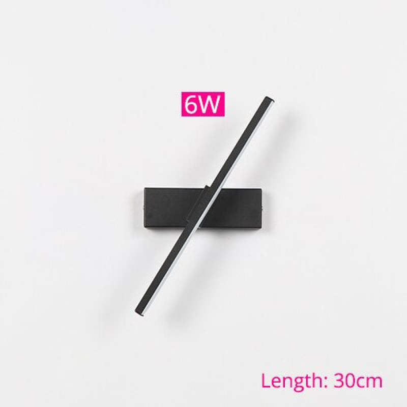 Struve Rotatable Wall Lamp for Bedroom, Black/White - Lamp Copper