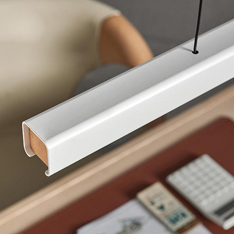 Orva Minimalist Classic Black & White Linear Pendant Light - Lamp Copper