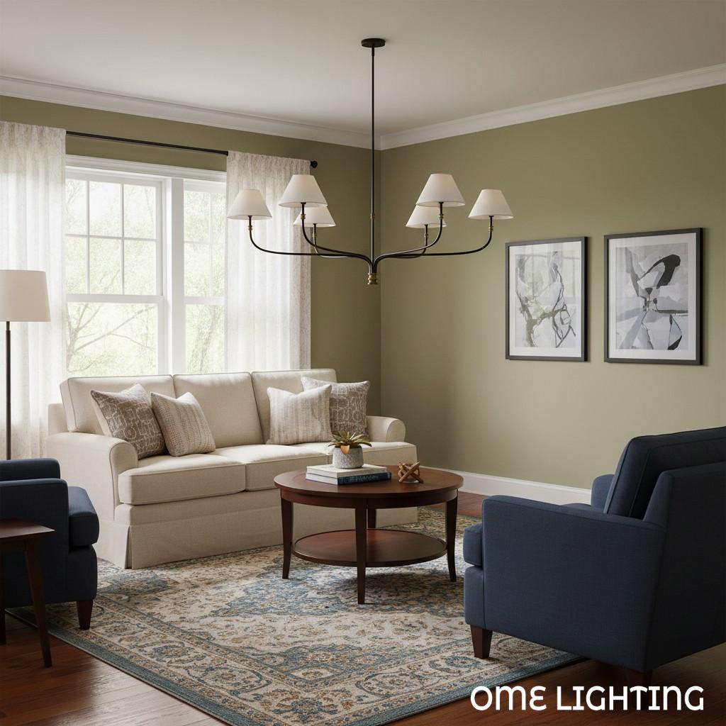 Verge Multi-light Fabric Chandelier