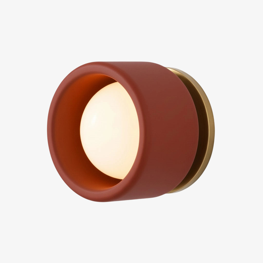 Kiln Porcelain Metal Wall Sconce