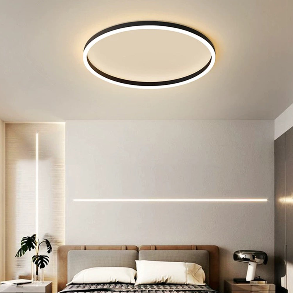 Olen Flush Mount Ceiling Light - Lamp Copper