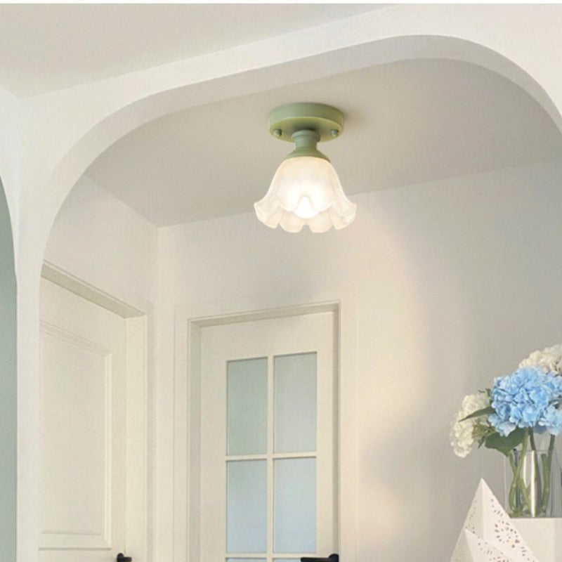 Arisha Comfort Simplicity Cute LED Flush Mount Ceiling Light Resin Bedroom - Lamp Copper
