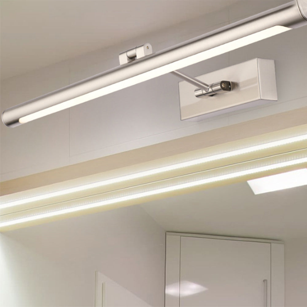 Arisha Modern Linear Metal/Acrylic Wall Lamp, Champagne Gold - Lamp Copper