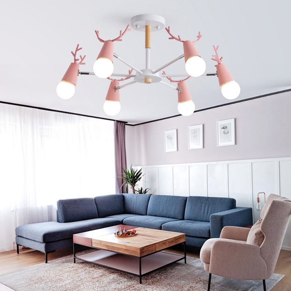Valentina Deer Pendant Light, 7 Colour, 4 Style - Lamp Copper