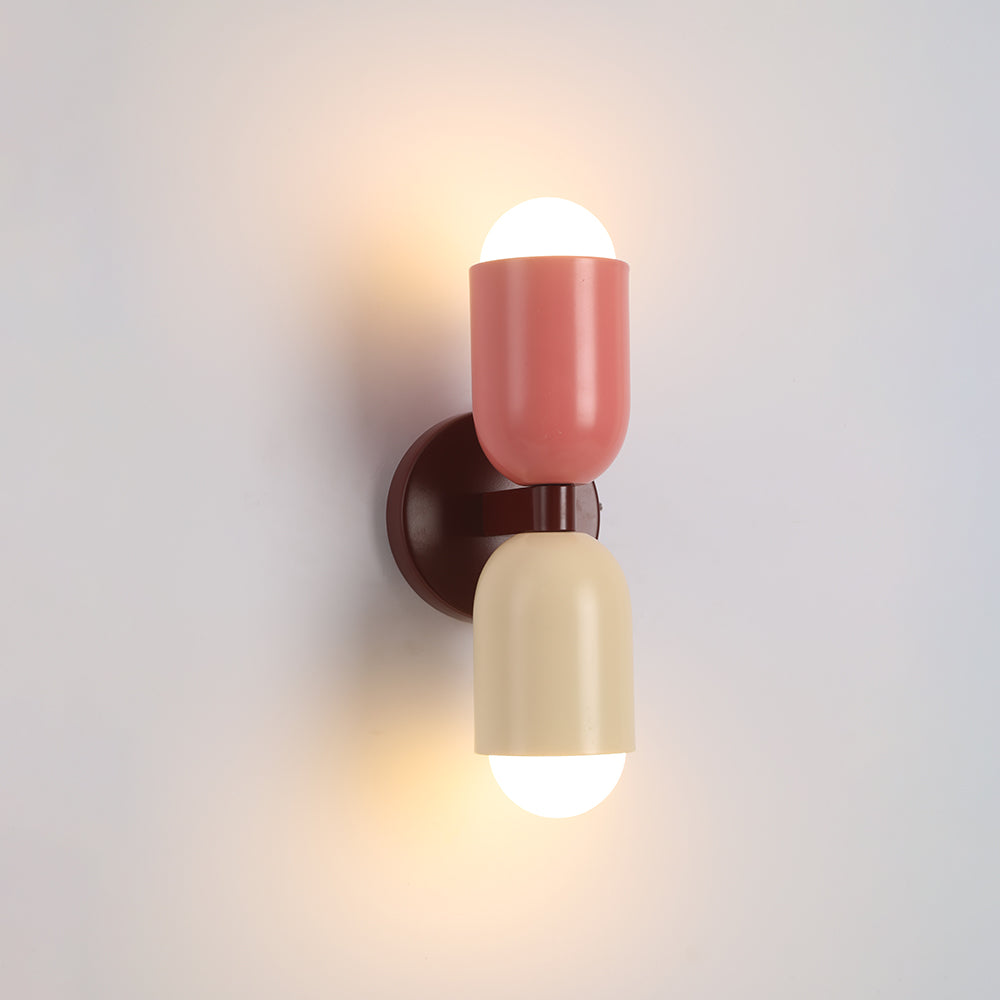 Kira Double-Headed Colorful Wall Lamp - Lamp Copper