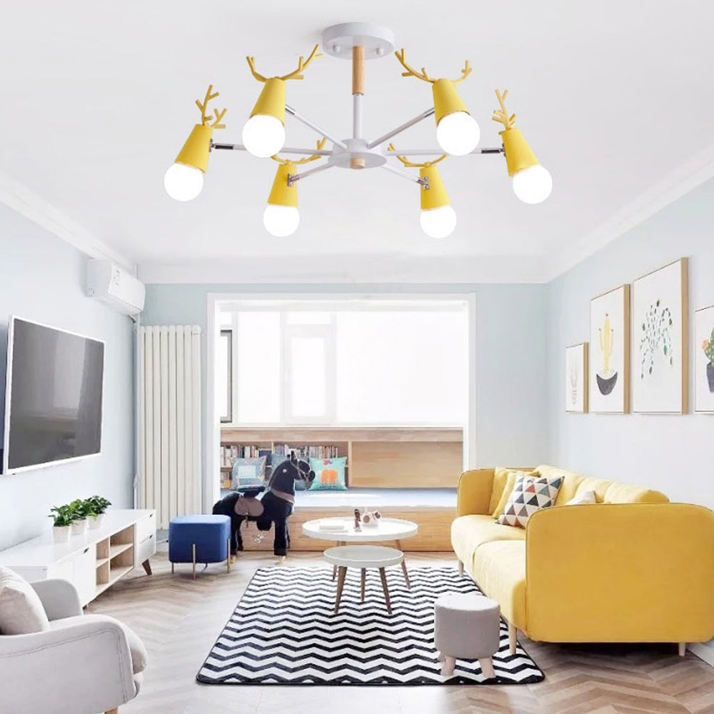 Valentina Deer Pendant Light, 7 Colour, 4 Style - Lamp Copper