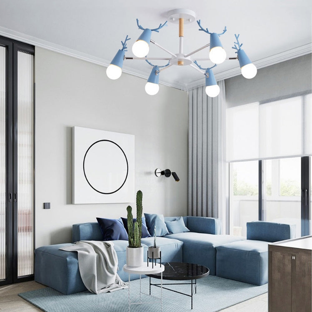 Valentina Deer Pendant Light, 7 Colour, 4 Style - Lamp Copper