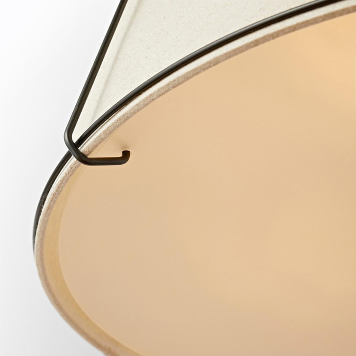 Ritta Pendant Light Fabric Dinging Room Modern Conical - Lamp Copper