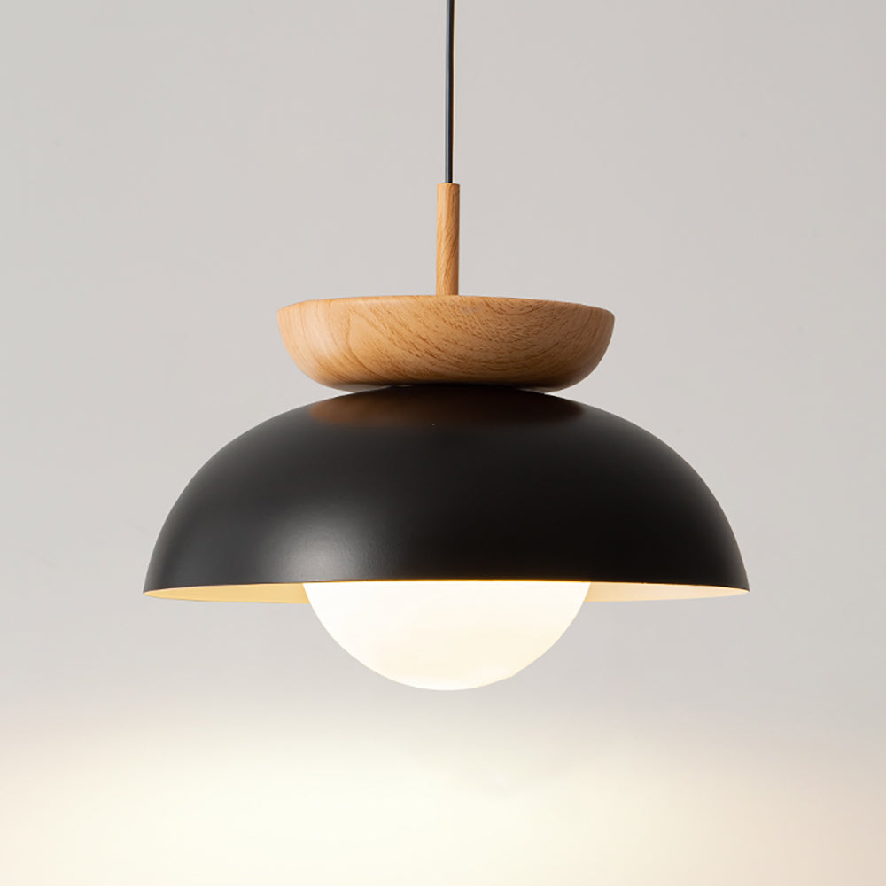 Muto Nordic Pendant Light/Flush Mount Ceiling Light Wood/Metal Black Kitchen Balcony - Lamp Copper