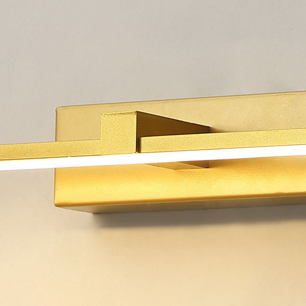 Hexa Linear Mirror Vanity Wall Lamp Bathroom Bedroom Modern - Lamp Copper