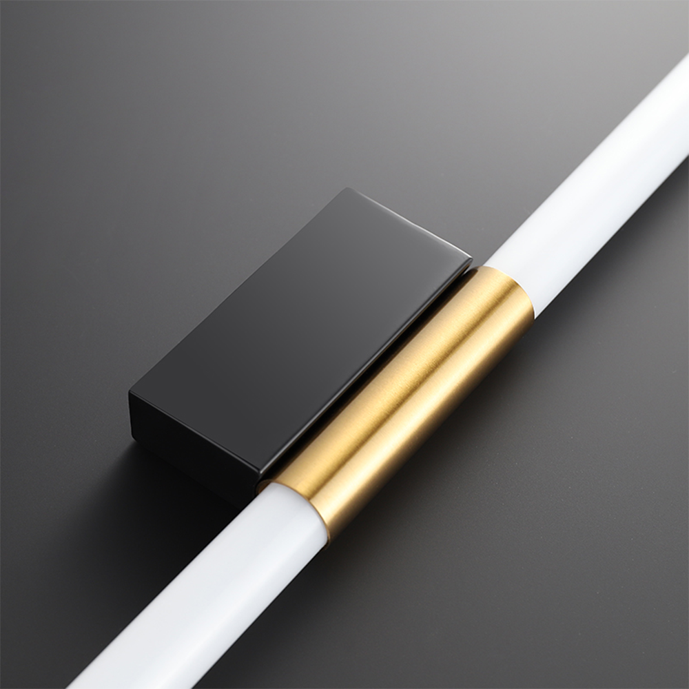 Arisha Modern Linear Cooper White Mirror Front Wall Lamp - Lamp Copper