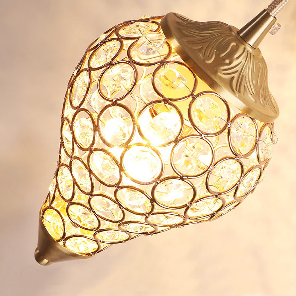 Arisha Modern Unicorn/Strawberry Art Wall Lamp, Pink/Blue - Lamp Copper