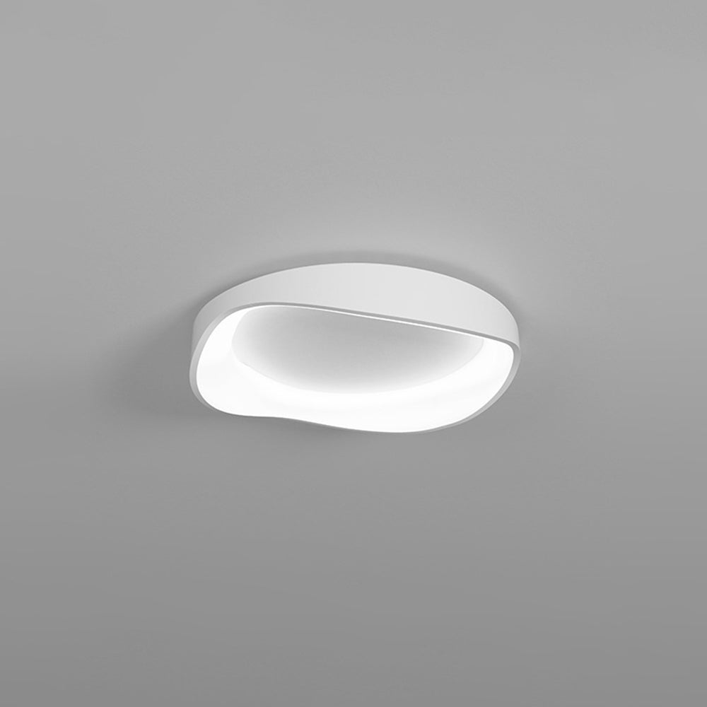 Arisha Modern Wave Flush Mount Ceiling Light - Lamp Copper