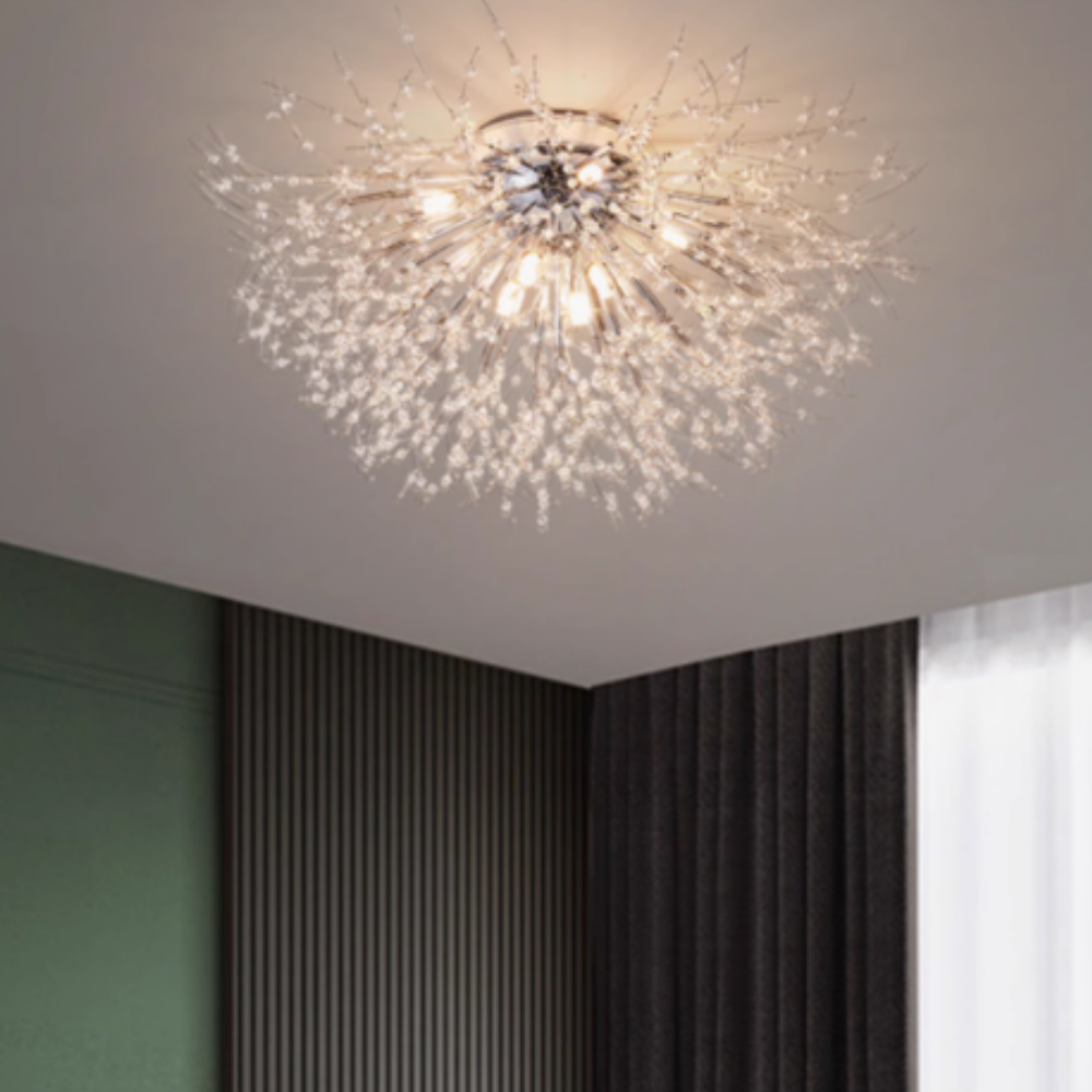 Kalia Vintage Pendant Light Dandelion firework - Lamp Copper